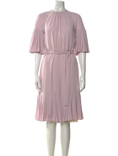 Pre-owned Prada 2019 Knee-length Dress In Pink