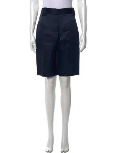 Pre-owned Prada 2019 Knee-length Shorts W/ Tags In Blue
