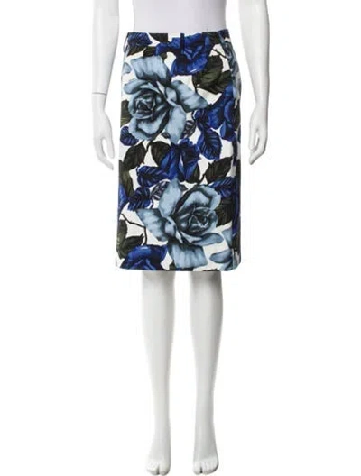 Pre-owned Prada 2019 Knee-length Skirt In Blue