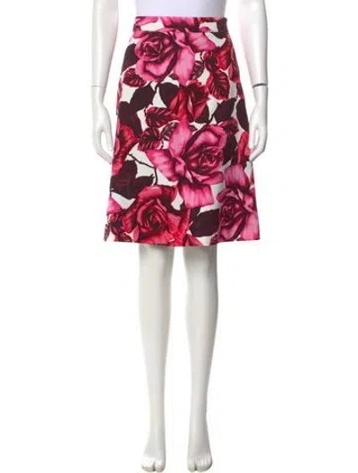 Pre-owned Prada 2019 Knee-length Skirt In Pink