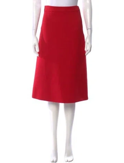 Pre-owned Prada 2019 Knee-length Skirt In Red