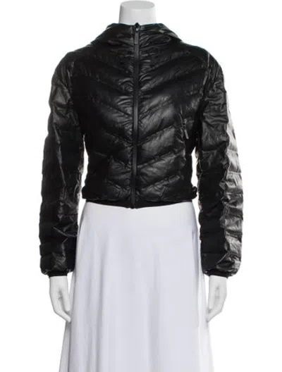 Pre-owned Prada 2019 Linea Rossa Down Jacket In Black