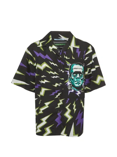Pre-owned Prada 2019 Logo-detail Shirt In Black