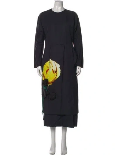 Pre-owned Prada 2019 Long Dress In Black