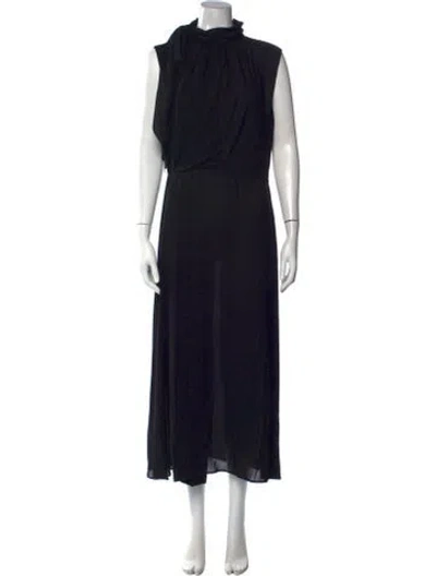 Pre-owned Prada 2019 Long Dress In Black