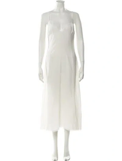 Pre-owned Prada 2019 Long Dress In Neutral