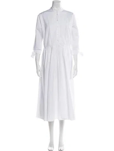 Pre-owned Prada 2019 Long Dress In White