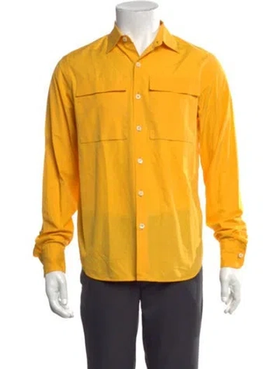 Pre-owned Prada 2019 Long Sleeve Shirt In Yellow