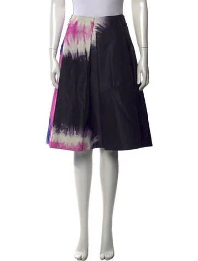 Pre-owned Prada 2019 Midi Length Skirt In Black
