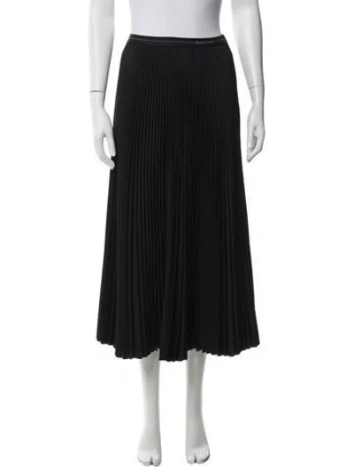 Pre-owned Prada 2019 Midi Length Skirt In Black