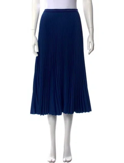 Pre-owned Prada 2019 Midi Length Skirt In Blue