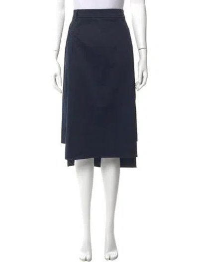 Pre-owned Prada 2019 Midi Length Skirt In Blue