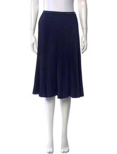 Pre-owned Prada 2019 Midi Length Skirt In Blue
