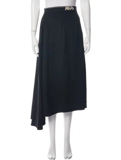 Pre-owned Prada 2019 Midi Length Skirt In Blue