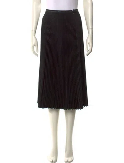 Pre-owned Prada 2019 Midi Length Skirt W/ Tags In Black