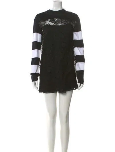 Pre-owned Prada 2019 Mini Dress In Black