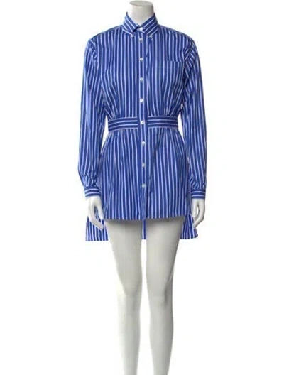 Pre-owned Prada 2019 Mini Dress In Blue