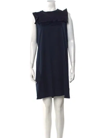 Pre-owned Prada 2019 Mini Dress In Blue