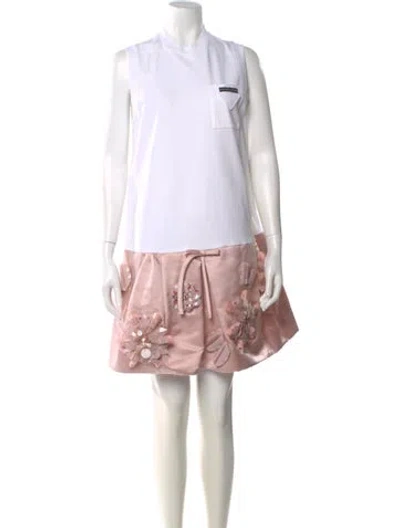 Pre-owned Prada 2019 Mini Dress In Multi