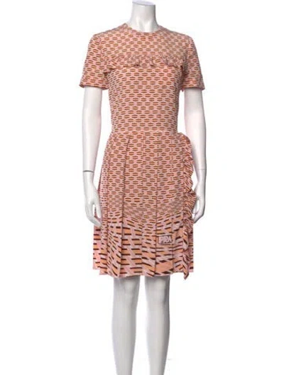 Pre-owned Prada 2019 Mini Dress In Pink