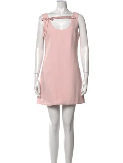 Pre-owned Prada 2019 Mini Dress In Pink