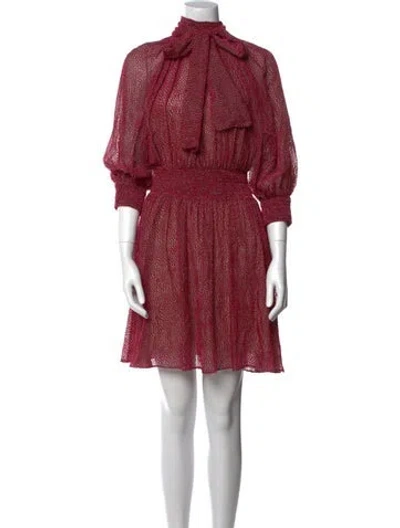 Pre-owned Prada 2019 Mini Dress In Red