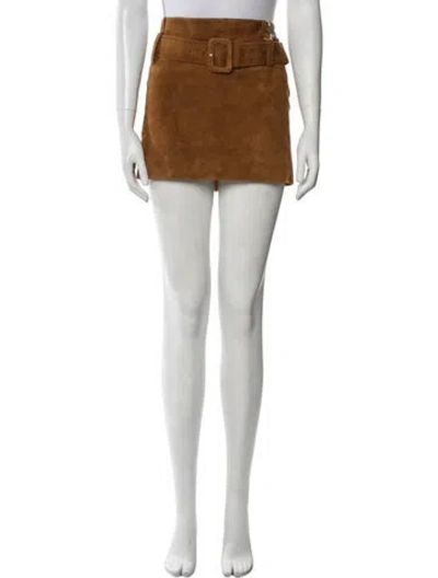Pre-owned Prada 2019 Mini Skirt W/ Tags In Brown