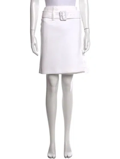 Pre-owned Prada 2019 Mini Skirt In White