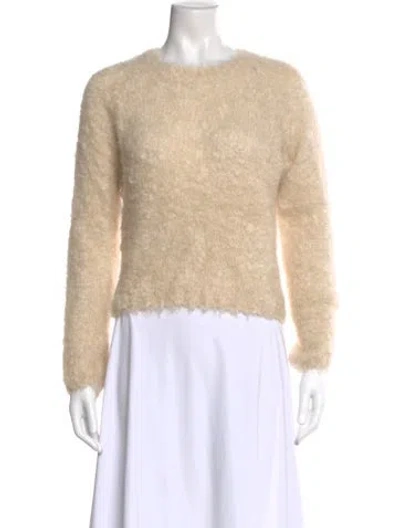 Pre-owned Prada 2019 Mohair Sweater In Neutral