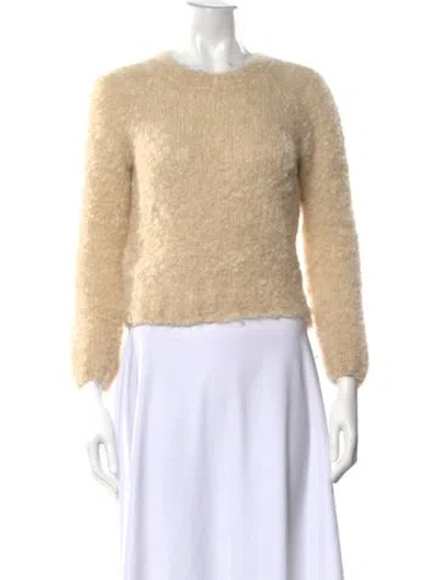 Pre-owned Prada 2019 Mohair Sweater In Neutral