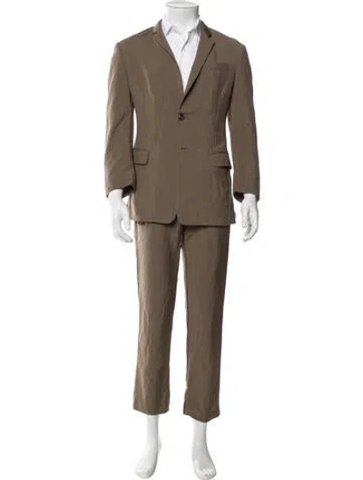 Pre-owned Prada 2019 Mohair Two-piece Suit In Brown