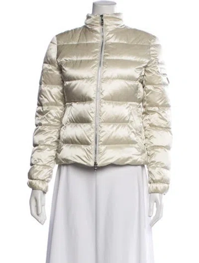 Pre-owned Prada 2019 Nylon Down Jacket In Neutrals