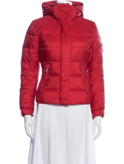 Pre-owned Prada 2019 Nylon Down Jacket In Red