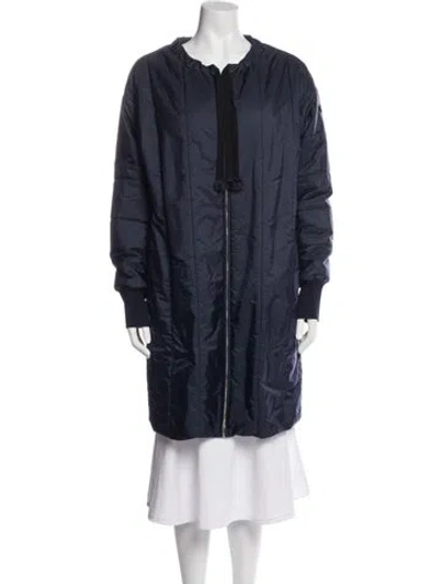 Pre-owned Prada 2019 Nylon Parka In Blue