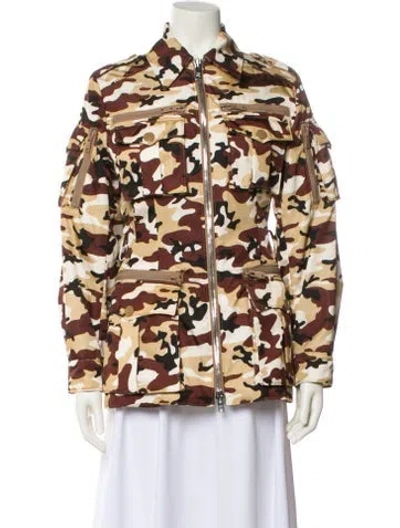 Pre-owned Prada 2019 Nylon Utility Jacket In Neutral