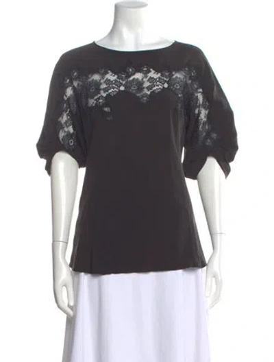 Pre-owned Prada 2019 Silk Blouse In Black