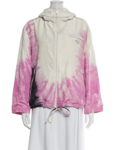 Pre-owned Prada 2019 Silk Jacket In Pink