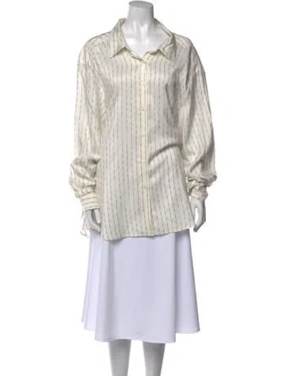 Pre-owned Prada 2019 Silk Tunic In White