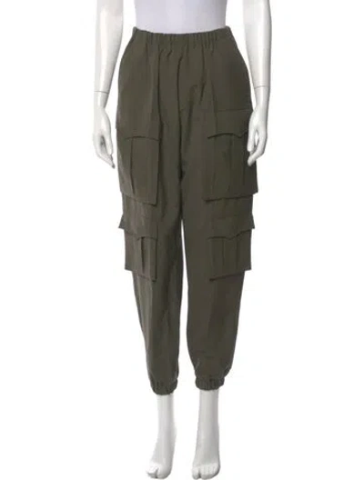 Pre-owned Prada 2019 Skinny Leg Pants In Green