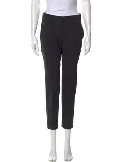 Pre-owned Prada 2019 Straight Leg Pants In Black