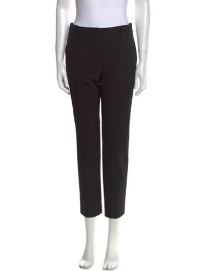 Pre-owned Prada 2019 Straight Leg Pants In Black