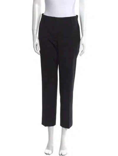 Pre-owned Prada 2019 Straight Leg Pants In Black