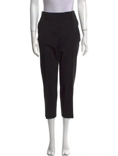 Pre-owned Prada 2019 Straight Leg Pants In Black