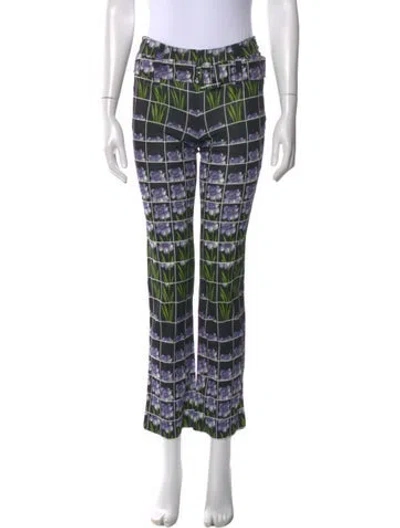 Pre-owned Prada 2019 Straight Leg Pants In Black