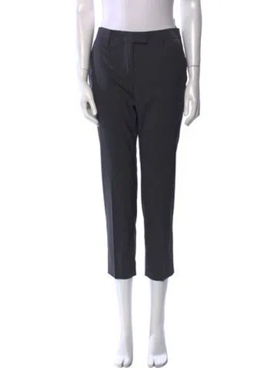 Pre-owned Prada 2019 Straight Leg Pants In Blue