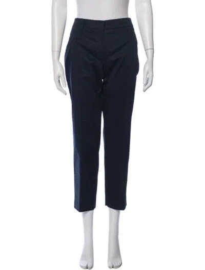 Pre-owned Prada 2019 Straight Leg Pants In Blue
