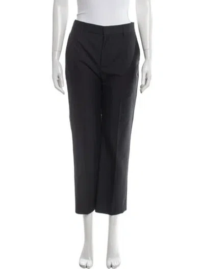 Pre-owned Prada 2019 Straight Leg Pants In Gray