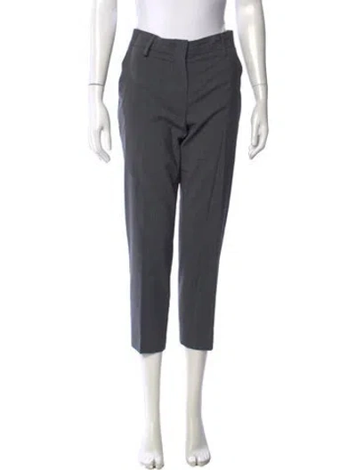 Pre-owned Prada 2019 Straight Leg Pants In Gray