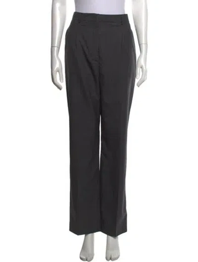 Pre-owned Prada 2019 Straight Leg Pants In Grey