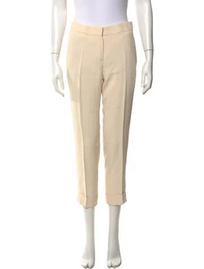 Pre-owned Prada 2019 Straight Leg Pants In Neutral